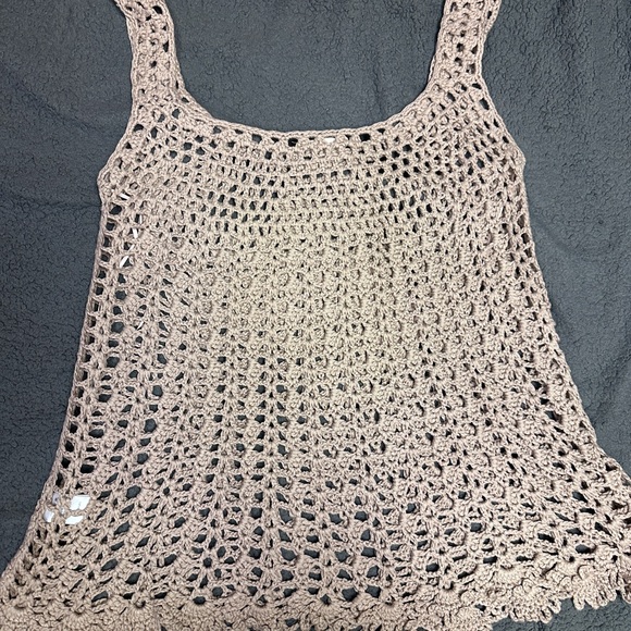 1.4.3. Story by Line Up Crochet Lace Tank Top - Beige - Picture 2 of 8